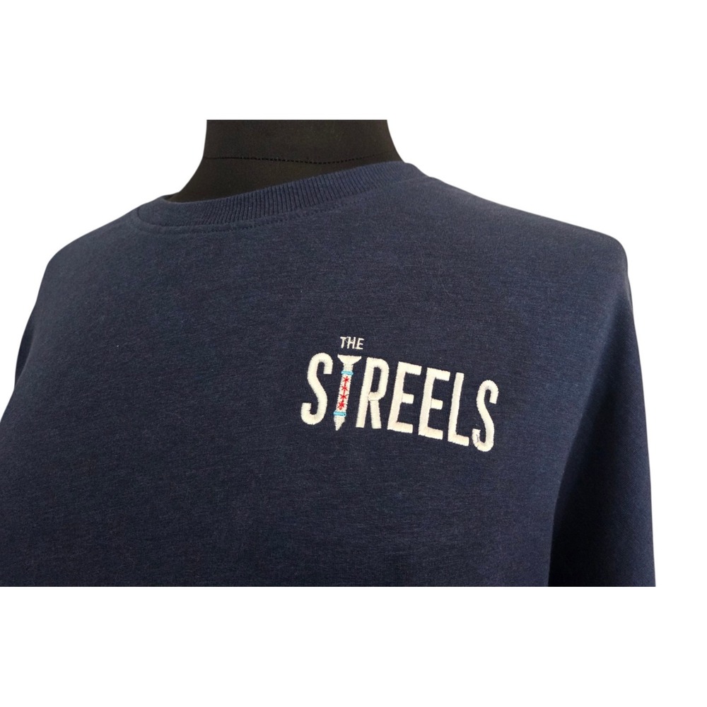 Johnnie-O Brittany THE STREELS Crewneck Sweatshirt Split Hem Slouchy Women's‎ S
